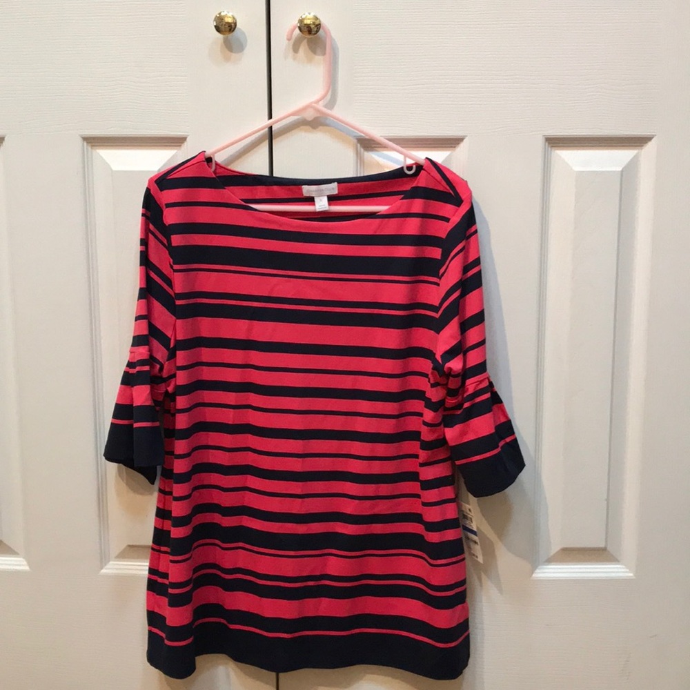 NWT Charter Club 3/4 sleeve dress shirt. Size XL.